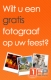 wilt u een gratis fotograaf op uw feest of bruiloft?