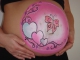 belly painter / painting - zwangere buik beschildering
